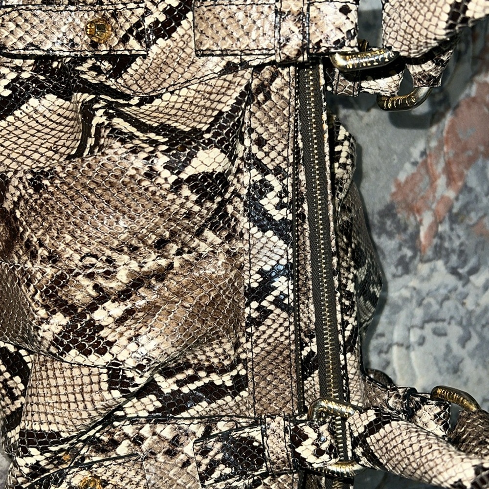 Stuart Weitzman python purse VTG - Picture 2 of 10